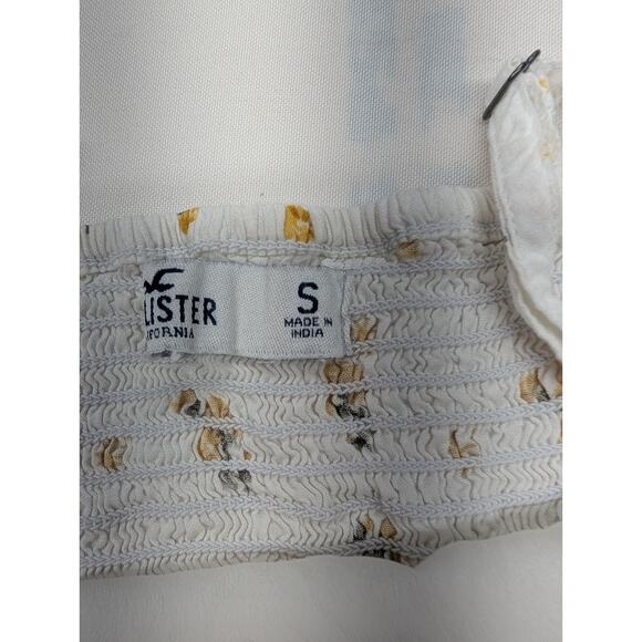 Hollister Floral Babydoll Mini Dress Ruffle Girly Size Small Adjustable Straps - Picture 6 of 10